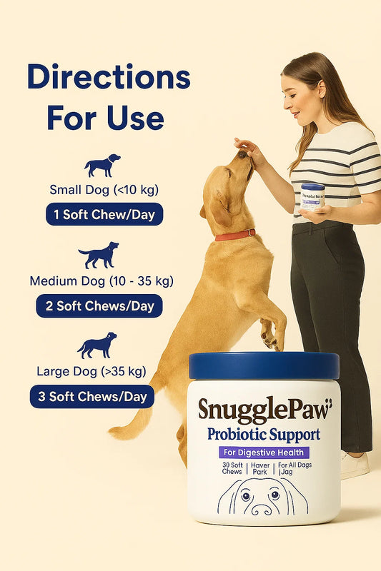 Pet probiotic chewable tablets